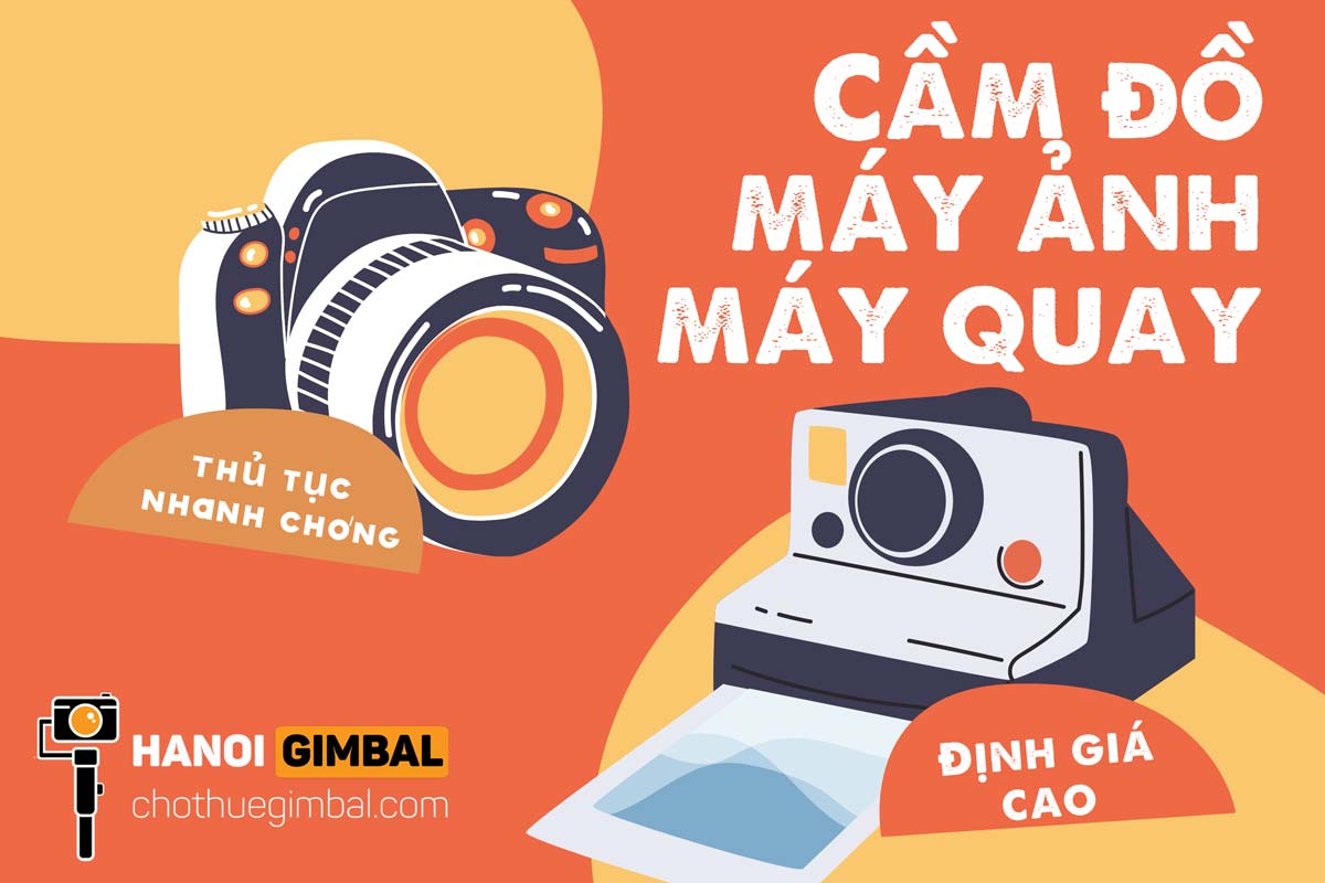 Cầm đồ máy ảnh lãi suất thấp