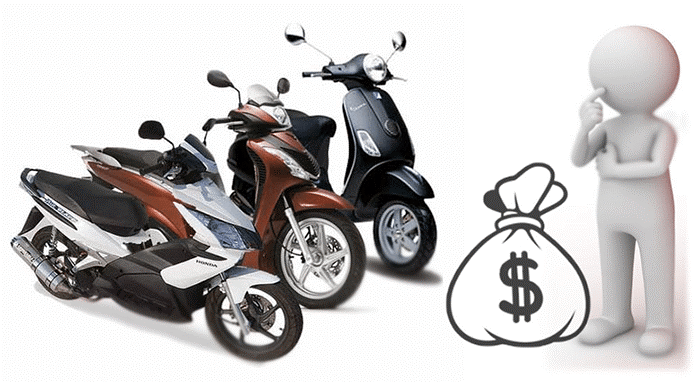 Cầm xe máy lãi suất thấp