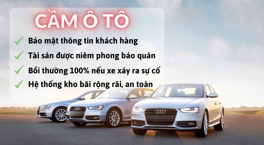 Cầm ô tô lãi suất thấp